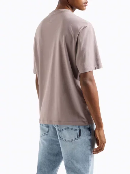 Футболка Armani Exchange бежевая