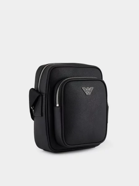 Emporio Armani Сумка Поліестер/поліуретан/шкіра чорний