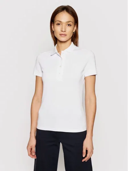 Polo majica Lacoste bela