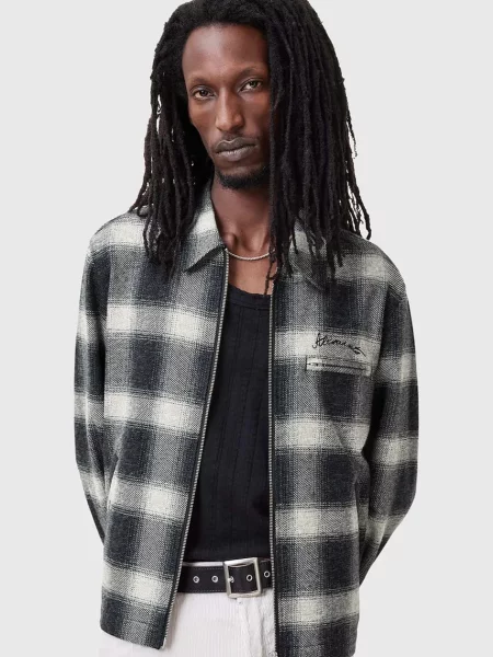 Яке AllSaints ELLIS преходен модел черно