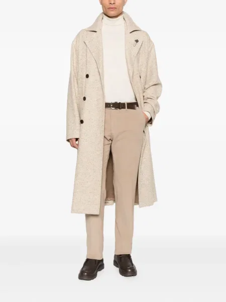 Pantaloni Incotex stretch maro