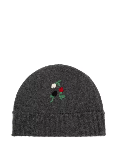 Căciulă Marni cu model floral gri