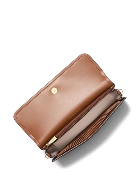 Virágos szandál Michael Michael Kors autogrammal fekete