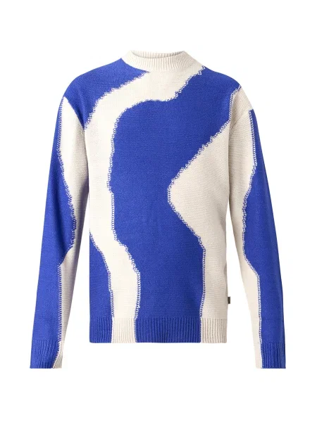 Only & Sons Pulover ONSEMIR albastru / deschis gri