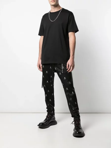 Tricou Mastermind World cu decolteu în U negru