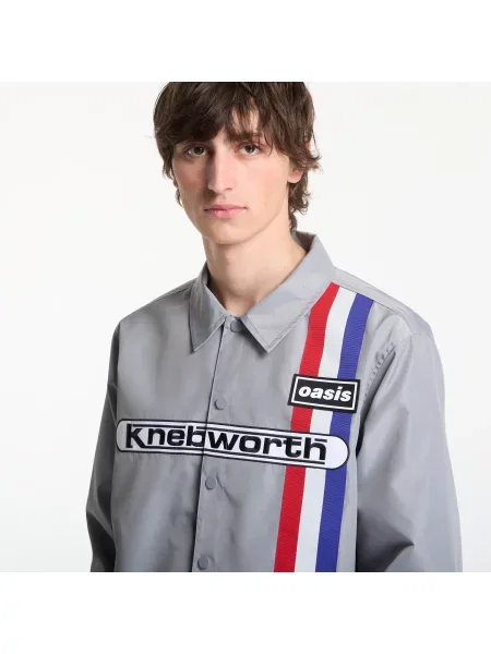 Jachetă PLEASURES Supersonic Coach Jacket Steel XL