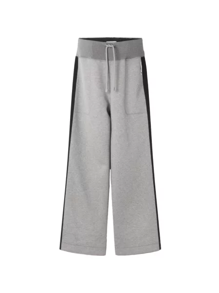 Pantaloni de jogging Lanvin din jerseu alergare gri
