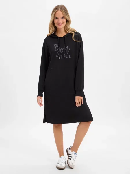 Soyaconcept® sukienka z dżerseju Banu Kobiety nadruk S czarny