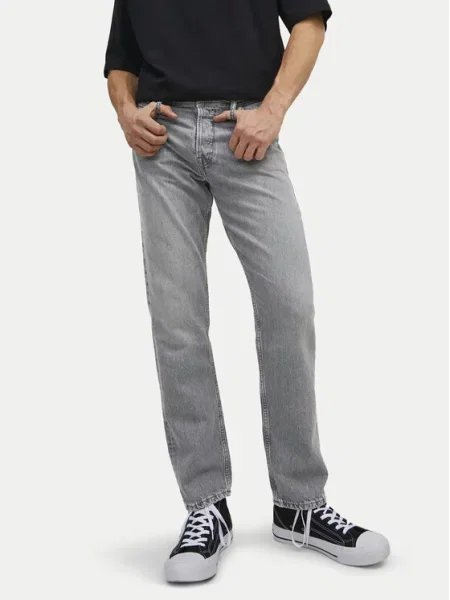 Jack&Jones Džinsai Chris pilka