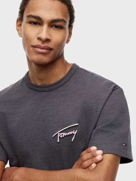 Футболка Tommy Jeans сіра