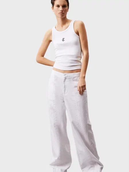 Майка Calvin Klein Jeans біла
