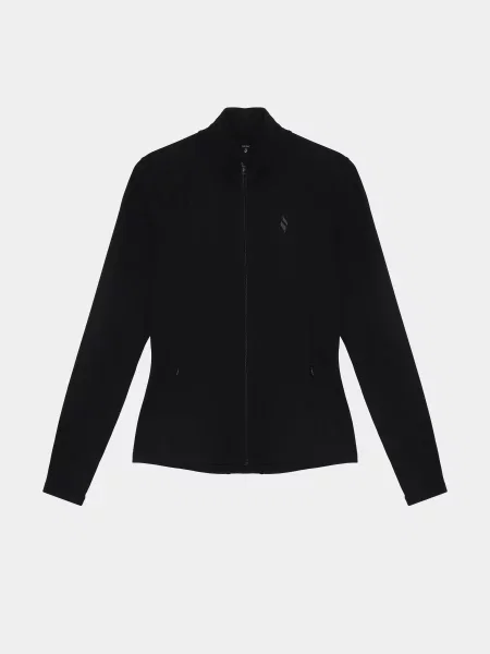 Спортивна кофта Skechers нейлон/спандекс чорний