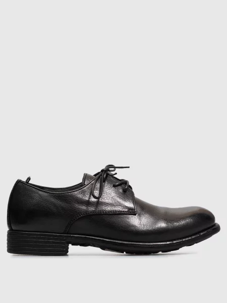 Кожаные дерби Officine Creative черные