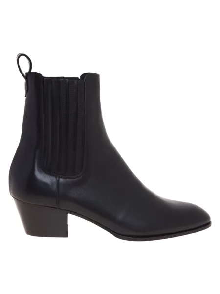 Buty do kostki Guglielmo Rotta skórzane czarne