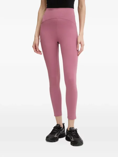 Pantaloni Helly Hansen cu talie înaltă alergare roz