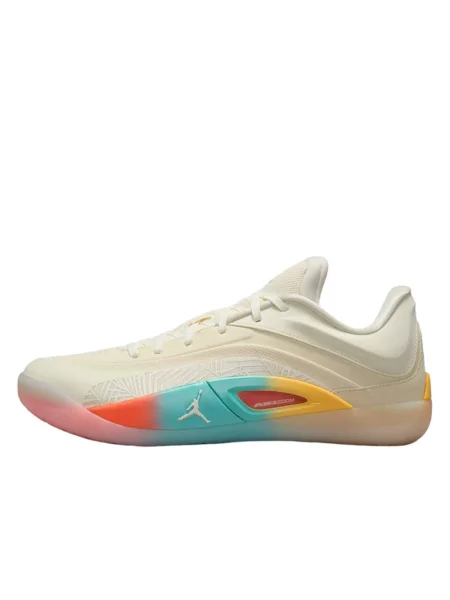 Sneakersy Jordan skórzane beżowe