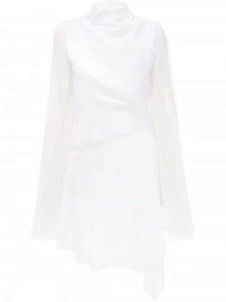 Rochie Jw Anderson plisată de costum alb
