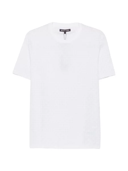 Scurt tricou Michael Kors cu imagine alb