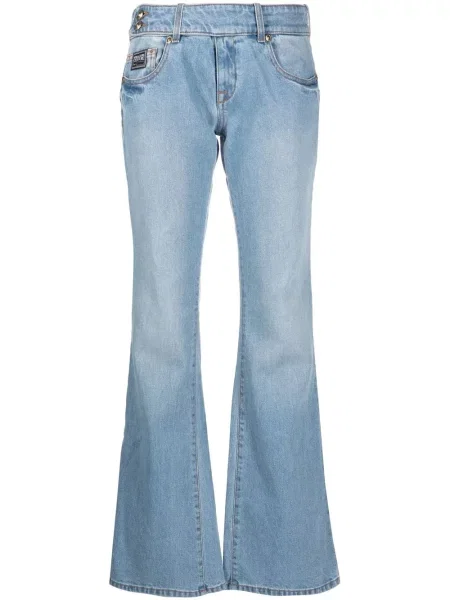 Jeansy dzwony Versace Jeans Couture dzwony niebieskie