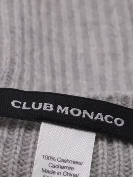 Mănuși Club Monaco din cașmir gri