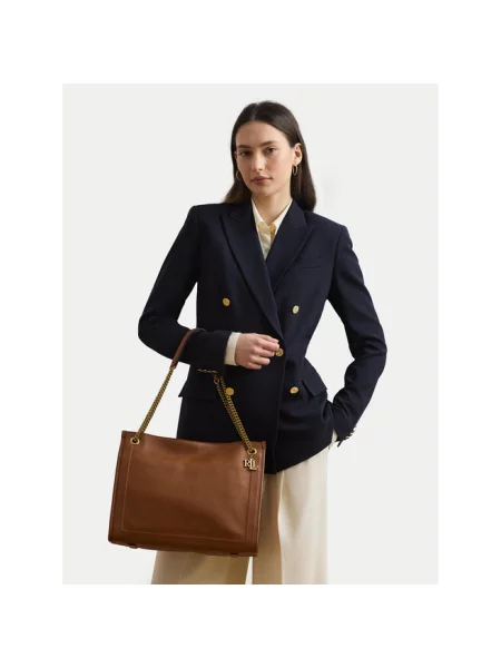 Torebka LAUREN RALPH LAUREN brązowa