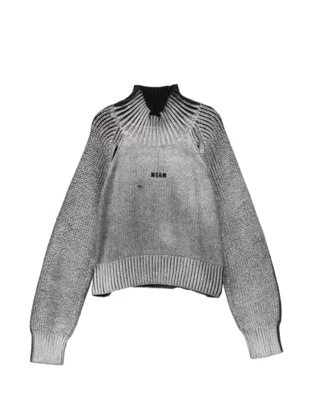 Sweter dziecięcy Msgm czarny