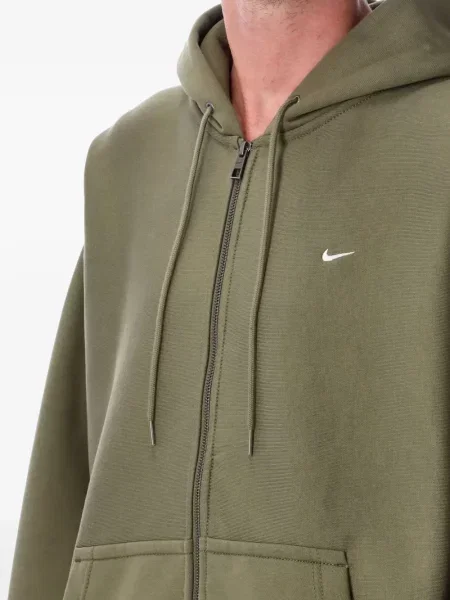 Tricou Nike din fleece alergare cu decolteu rotund gri