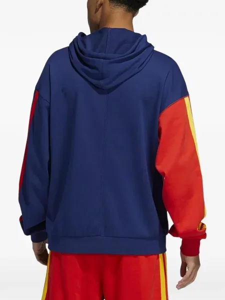 Tricou polo Adidas cu dungi alergare cu autograf negru