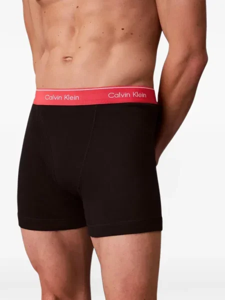 Boxeri Calvin Klein Underwear cu autograf negru