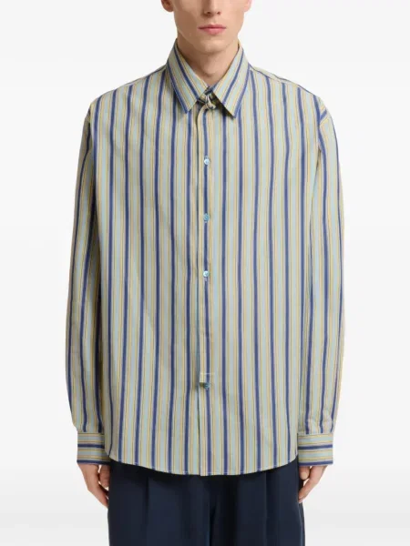 Pruhovaná košile Marni modrá