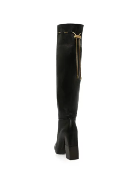 Cizme Lanvin cu cordon negru