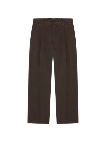 Plisirane hlače Nn07 smeđa