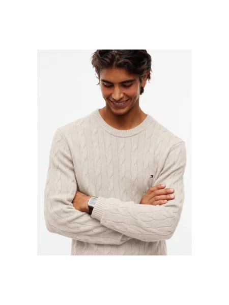 Pulover Tommy Hilfiger bej