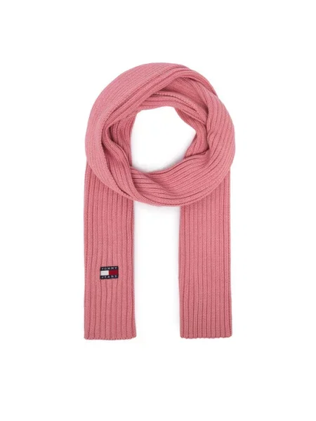 Tommy Jeans Fular HERITAGE deschis roz