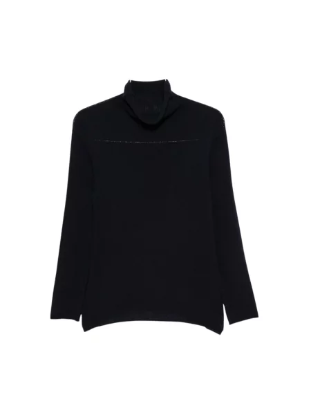 Sweter z golfem Be You niebieski