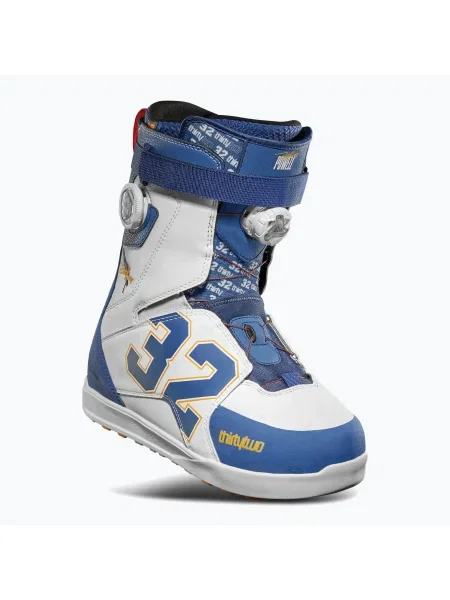 Férfi snowboard cipő ThirtyTwo Lashed Double Boa Zeb navy/white. Méret: EU fehér