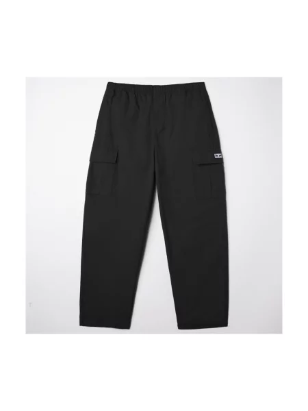 Cargo kalhoty Obey černé