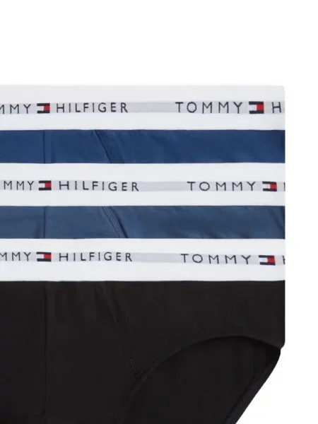 Chiloți multipac Tommy Hilfiger cu autograf negru