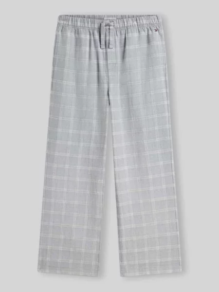 Spodnie od piżamy o kroju relaxed fit z czystej bawełny Tommy Hilfiger