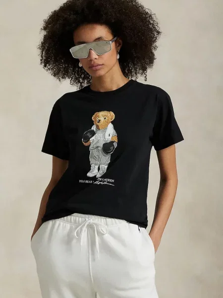 T-Shirt Polo Ralph Lauren μαύρο