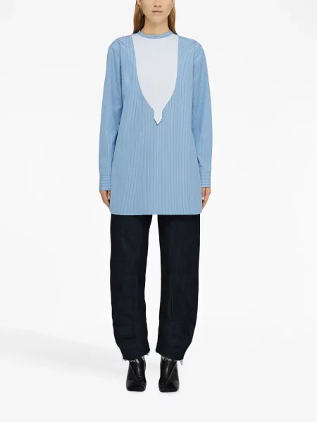 Palaidinė Jil Sander poplinas mėlyna
