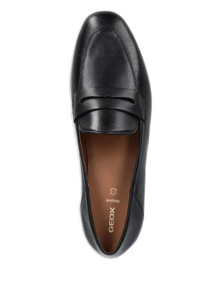 Pantofi loafer Geox din piele negru