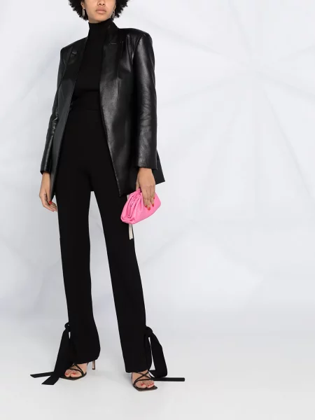 Dryžuotos kelnės Off-white balta