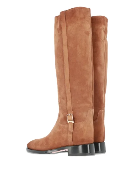 Botine Santoni cu cataramă maro