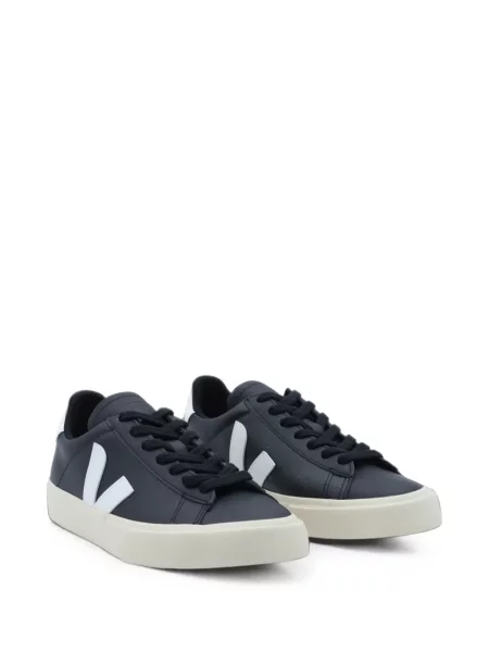 Sneakerși Veja Campo cu autograf negru