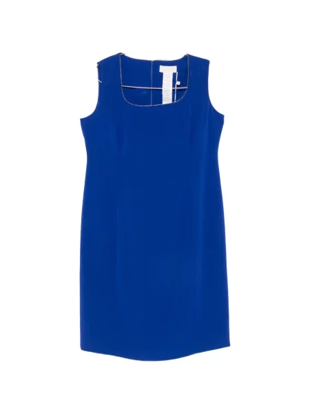 Rochie midi Marina Rinaldi fără mâneci albastru