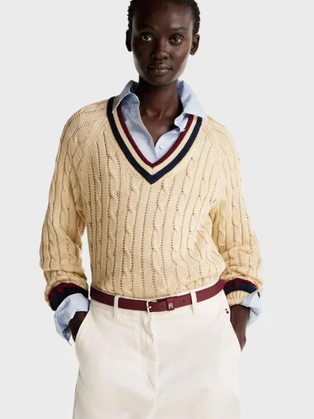 Свитер Tommy Hilfiger бежевый