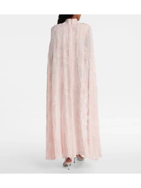 Rochie Rodarte de catifea roz