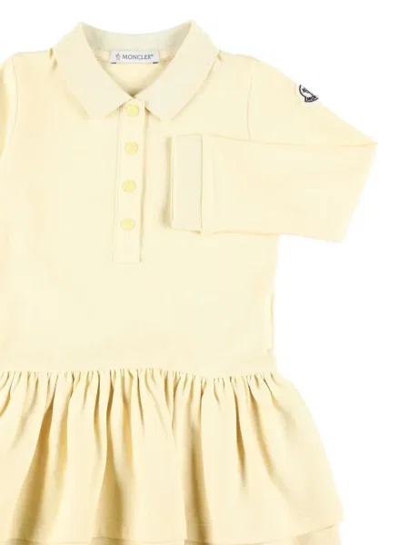 Sukienka dziecięca Moncler Enfant żółta