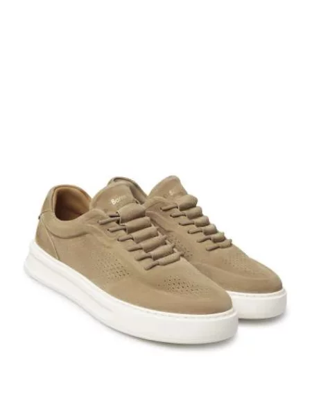 Sneakersy Barracuda skórzane beżowe